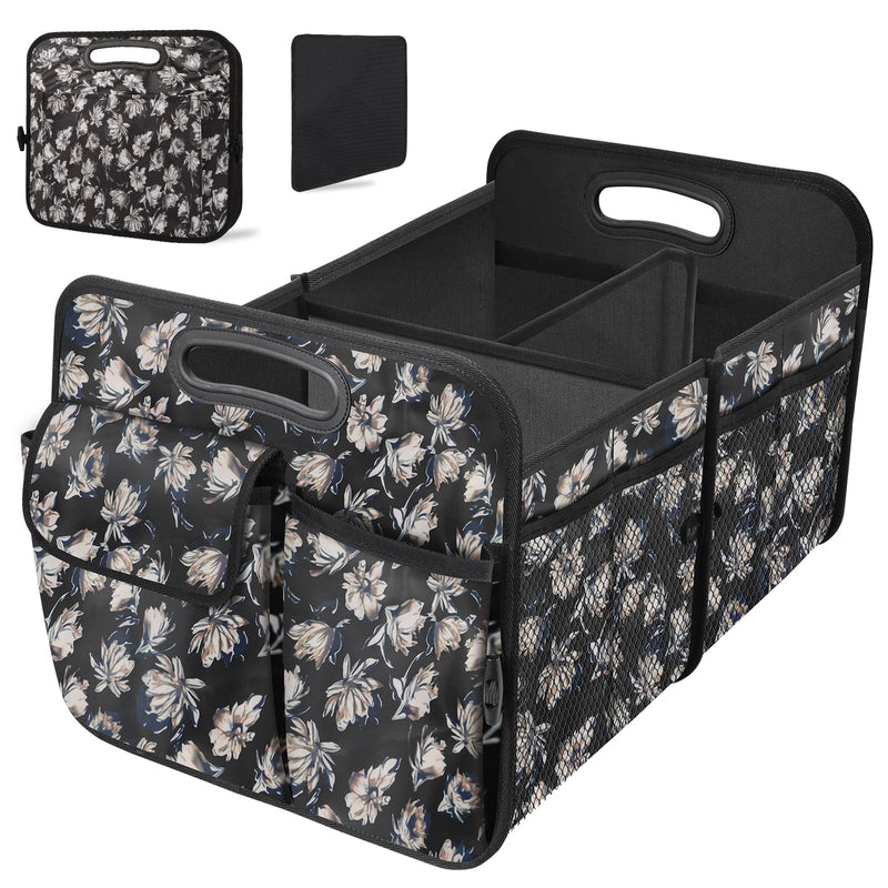 HABOPET Trunk Organizer, Collapsible Trunk Organizers and Storage, Car Accessories for Women and Men, Multi-Compartment Trunk St